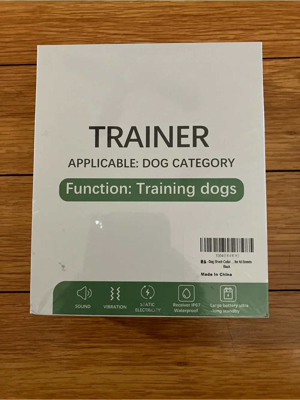 2-in-1 Dog Shock Collar &Bark Collar for Dogs ,3300FT Dog Training, SEALED BOX